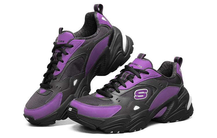 (W) Skechers One Punch Stamina V2 Low-Top Running Shoes /Purple 'Black' 圖 4