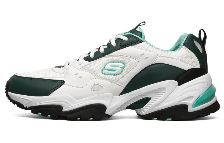 Skechers One Punch Stamina V2 Low-Top Running Shoes /Green 'White'