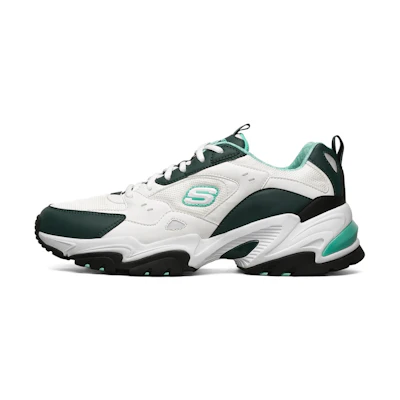 Skechers One Punch Stamina V2 Low-Top Running Shoes /Green 'White'