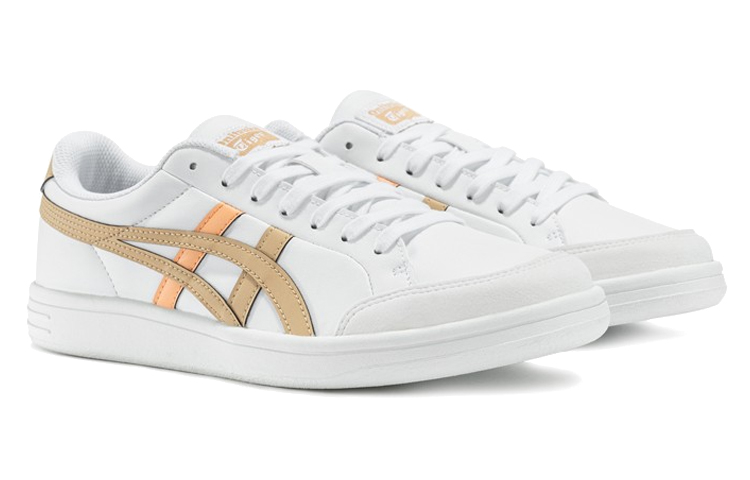 Lookbook Onitsuka Tiger 鬼塚虎 Advanti 休閒潮流 透氣輕便 低筒 板鞋 男女同款 白褐色