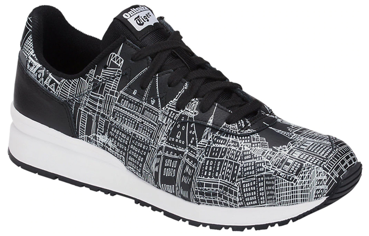 Lookbook 오니츠카 타이거 알리 블랙 러닝화 (Onitsuka Tiger Ali Black Running Shoes - shortened) 1183A197-001