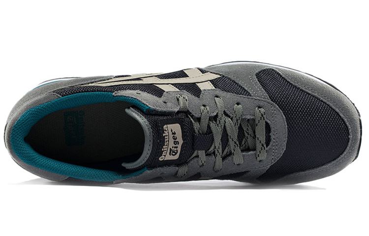 Shop 鬼塚虎 Onitsuka Tiger Alvarado 舒適 耐磨 低幫 跑步鞋 男女同款 黑灰