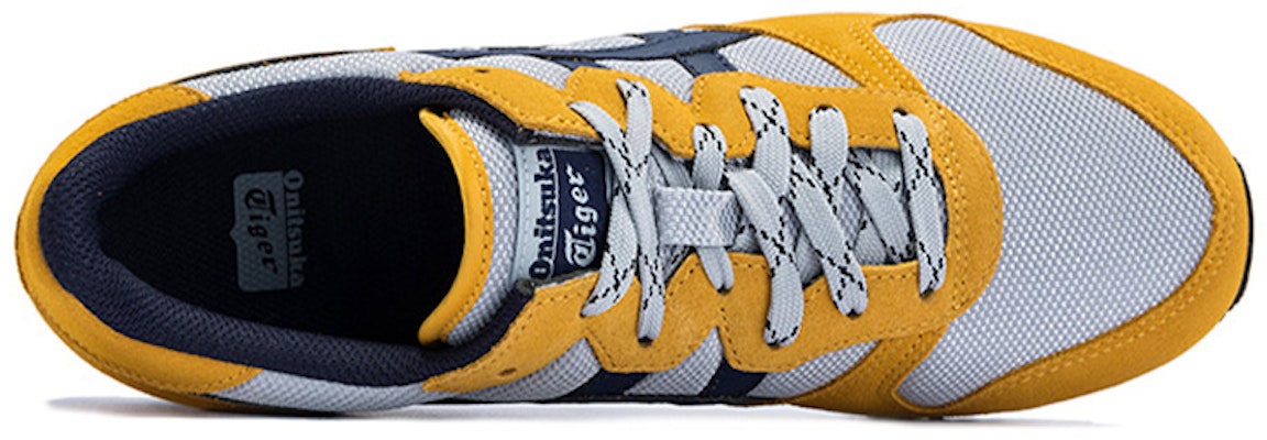 鬼塚虎 Onitsuka Tiger Alvarado 舒適 耐磨 低幫 跑步鞋 男女同款 黃灰藍 Lookbook 鬼塚虎 Onitsuka Tiger Alvarado 舒適 耐磨 低幫 跑步鞋 男女同款 黃灰藍