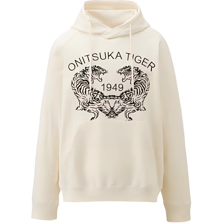Onitsuka Tiger Animal Print Hoodie White Unisex 2183B185-100