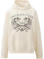 Onitsuka Tiger Animal Print Hoodie White Unisex 2183B185-100 Onitsuka Tiger Animal Print Hoodie White Unisex 2183B185-100