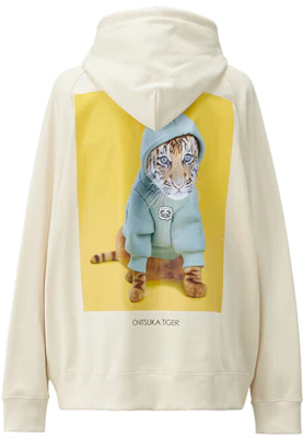 Sudadera Unisex Onitsuka Tiger Animal Print Raglan Off-White. 2183B308-700 Lookbook Sudadera Unisex Onitsuka Tiger Animal Print Raglan Off-White. 2183B308-700