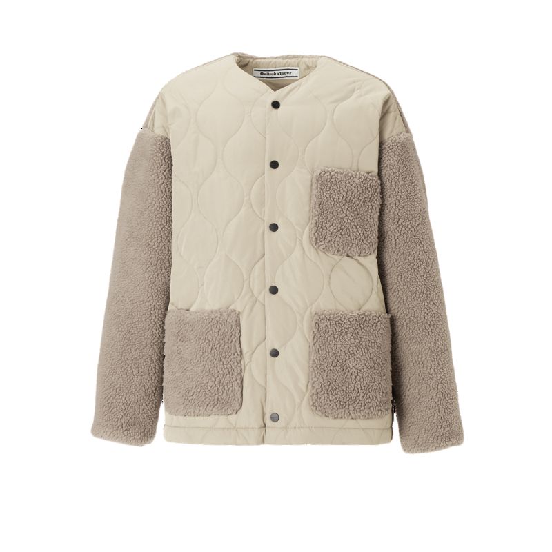 Onitsuka Tiger Beige Casual Long Sleeve Jacket 2181A841-200