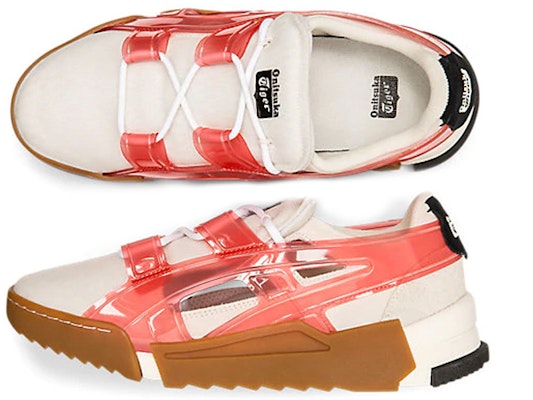Onitsuka Tiger Big Logo Runner Sandal White/Red 1183A582-107 Sizing Onitsuka Tiger Big Logo Runner Sandal White/Red 1183A582-107