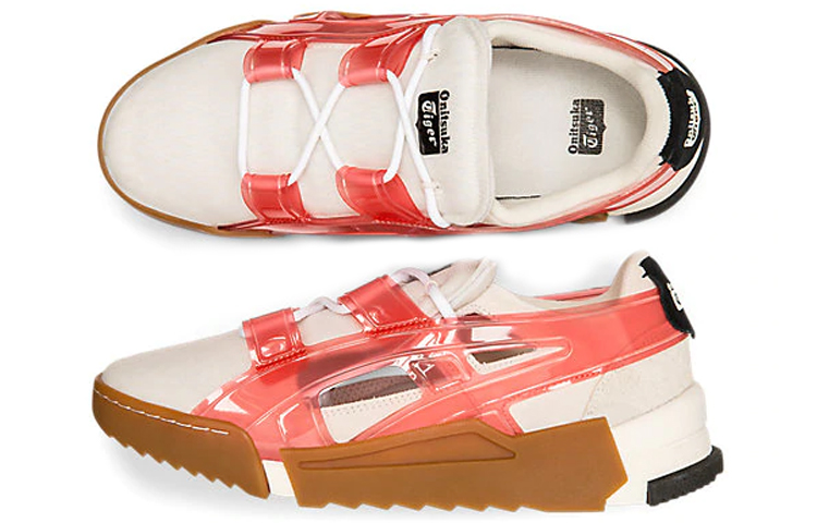 Sizing Onitsuka Tiger Big Logo Runner Sandal Putih/Merah 1183A582-107