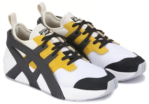 Onitsuka Tiger Big Logo Trainer 2.0 'Black White Yellow' 1183A795-100 Lookbook Onitsuka Tiger Big Logo Trainer 2.0 'Black White Yellow' 1183A795-100