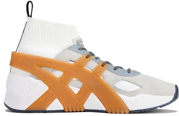 Onitsuka Tiger Big Logo Trainer 2.0 Sock 'White Grey Tan' 1183B472-021 Order Onitsuka Tiger Big Logo Trainer 2.0 Sock 'White Grey Tan' 1183B472-021