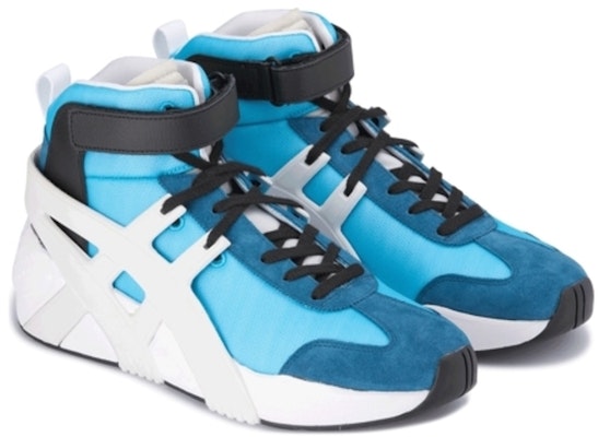 Onitsuka Tiger Big Logo Kasut Tinggi 'Putih Biru' 183A909-400 Order Onitsuka Tiger Big Logo Kasut Tinggi 'Putih Biru' 183A909-400