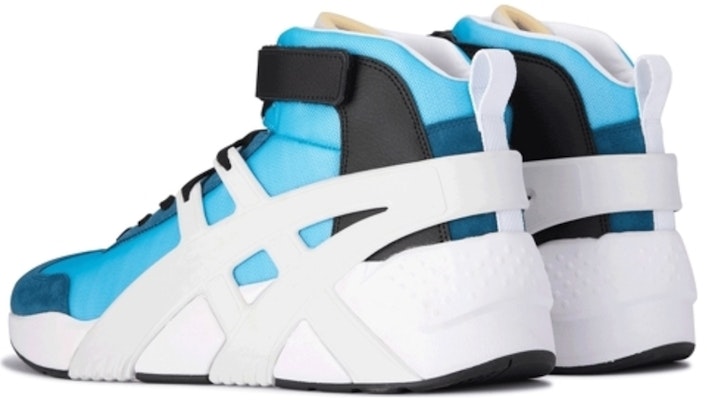 Onitsuka Tiger Big Logo Kasut Tinggi 'Putih Biru' 183A909-400 Lookbook Onitsuka Tiger Big Logo Kasut Tinggi 'Putih Biru' 183A909-400