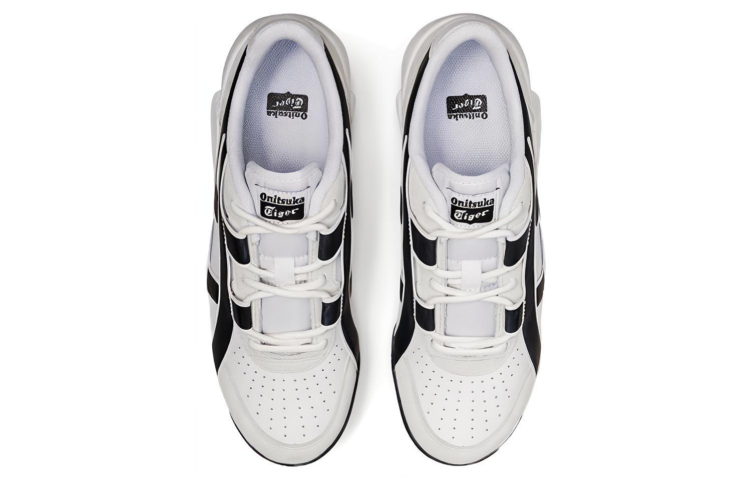 Shop 오니츠카 타이거 빅 로고 트레이너 '화이트 블랙' 1183A419-102
