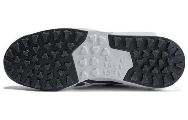 Shop 鬼塚虎大标志运动鞋“白色海军灰” 1183B774-100