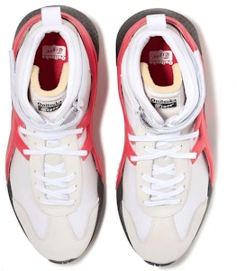 Onitsuka Tiger Big Logo Trainer Mid 'Putih Merah Hitam' 1183A909-200 Shop Onitsuka Tiger Big Logo Trainer Mid 'Putih Merah Hitam' 1183A909-200