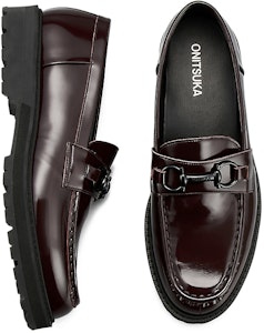 鬼冢虎深酒紅色樂福鞋 1181A592-600 Cheap 鬼冢虎深酒紅色樂福鞋 1181A592-600