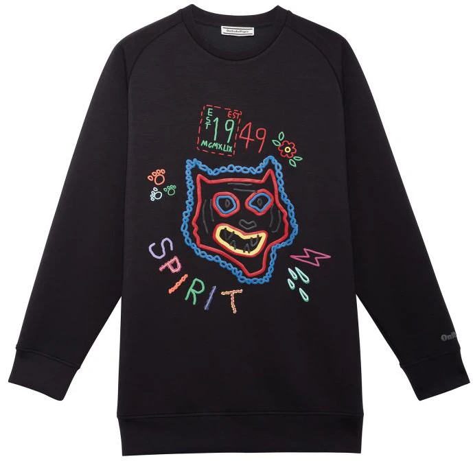 onitsuka-tiger-black-cartoon-print-crewneck-long-sleeve-sweatshirt-2181-a747-001