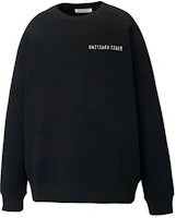 Onitsuka Tiger Black Crewneck Embroidered Long Sleeve Sweatshirt 2183B182-001 Onitsuka Tiger Black Crewneck Embroidered Long Sleeve Sweatshirt 2183B182-001