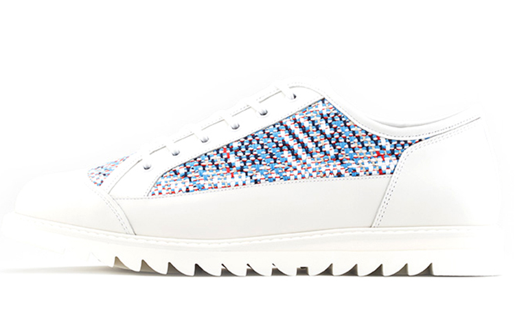 Onitsuka Tiger Blucher Lo Shoes 'White Blue' 1183B424-100