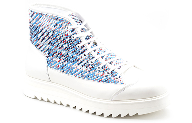 Lookbook Onitsuka Tiger Blucher MT Schuhe ''Weiß Blau'' 1183B428-100