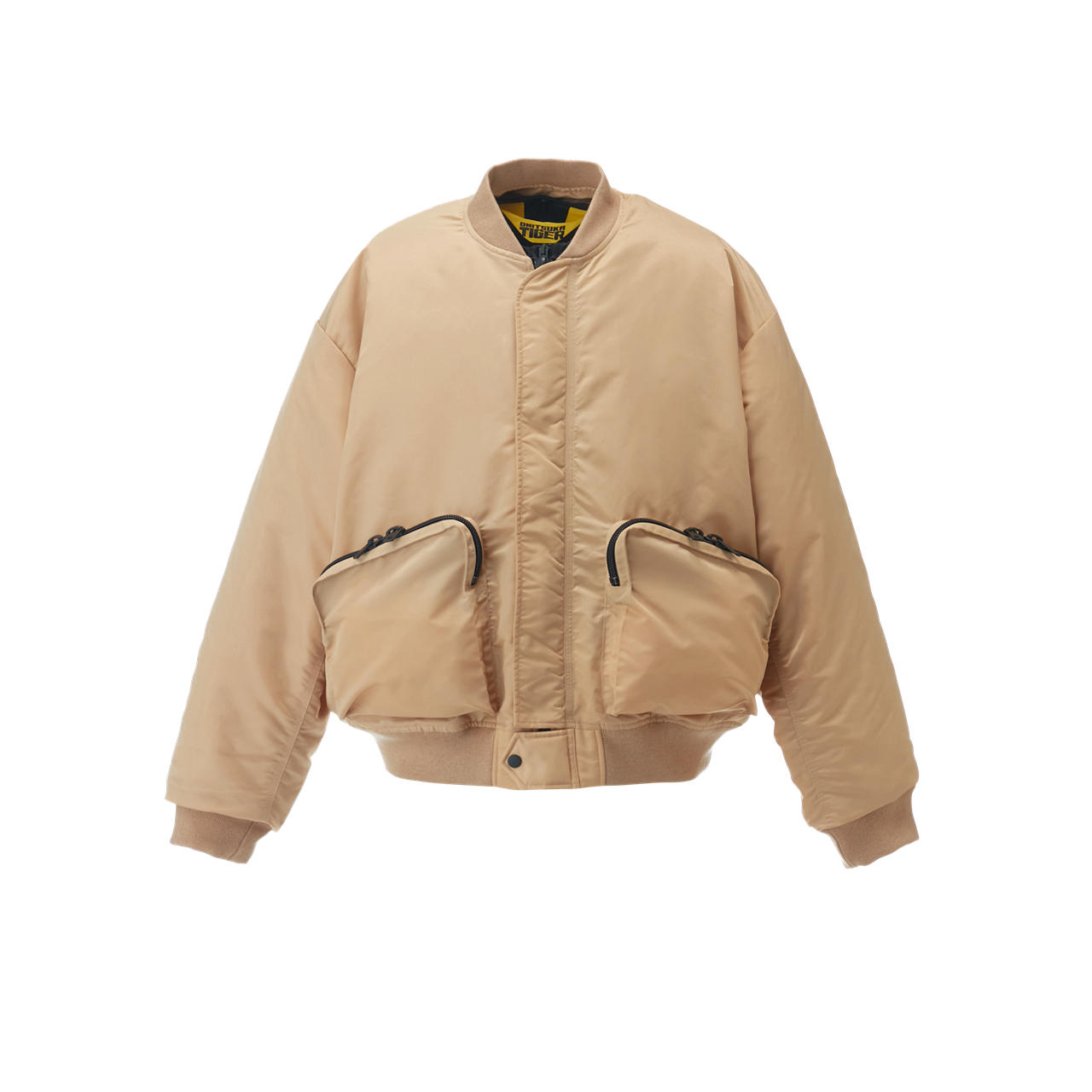 Onitsuka Tiger Bomber Jacket Khaki Unisex Zip-Up Long Sleeve Outerwear 2183B251-200