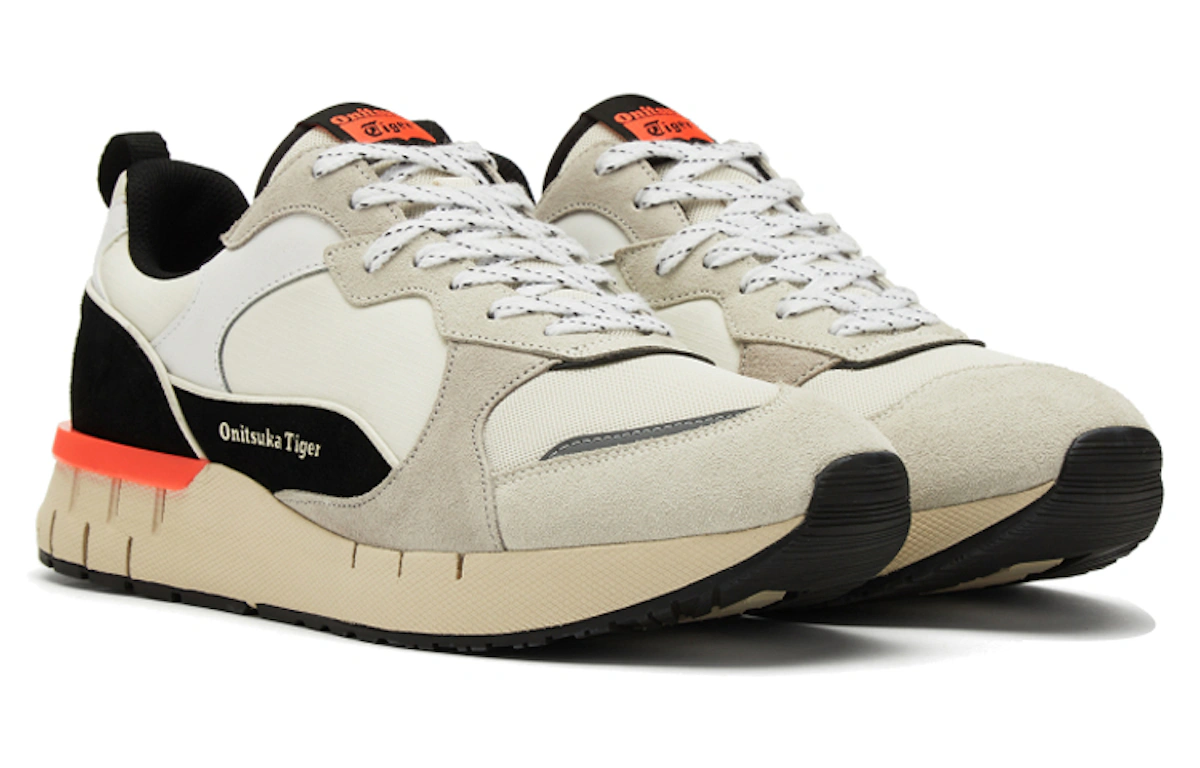 Onitsuka Tiger Bravon 'Beige Grey Neon Orange'