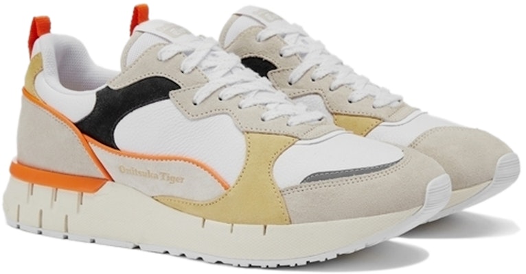 Kasut Onitsuka Tiger Bravon 'Beige Putih Kuning Hitam' 1183C038-100 Lookbook Kasut Onitsuka Tiger Bravon 'Beige Putih Kuning Hitam' 1183C038-100