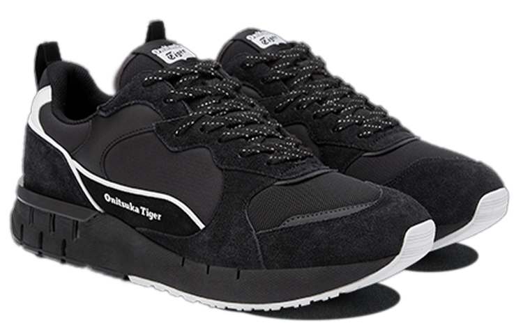 Lookbook 오니츠카 타이거 브라본 슈즈 '블랙 화이트' 1183B899-001
