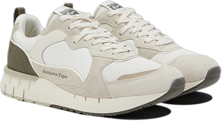 Onitsuka Tiger Bravon Shoes 'White Beige Green' 1183B899-102 Shop Onitsuka Tiger Bravon Shoes 'White Beige Green' 1183B899-102