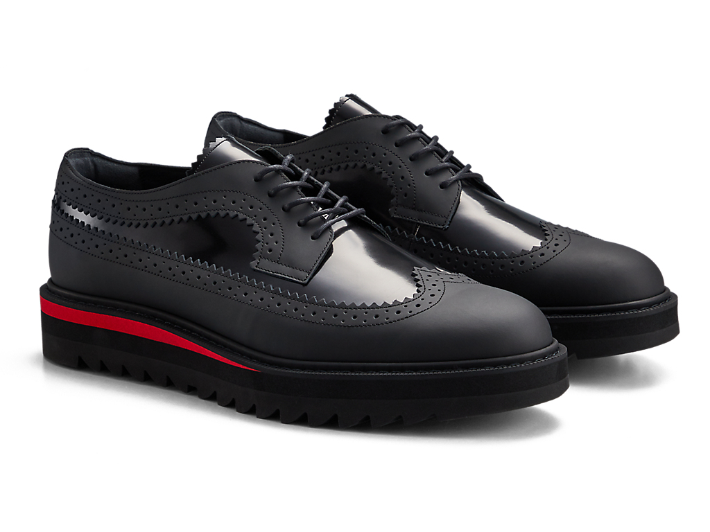 Lookbook Onitsuka Tiger Brogue 'Black Classic Red' 1181A391-006