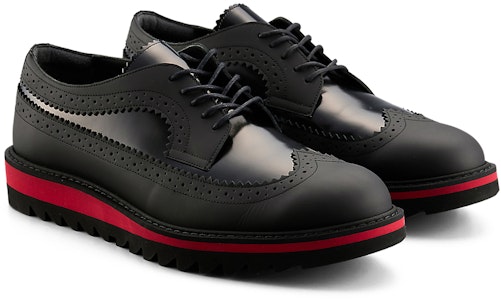 オニツカタイガー ブローグ 黒/赤 1181A586-001 Order オニツカタイガー ブローグ 黒/赤 1181A586-001