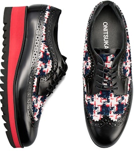 鬼冢虎雕花皮鞋 '经典黑红' 1182A629-002 Cheap 鬼冢虎雕花皮鞋 '经典黑红' 1182A629-002