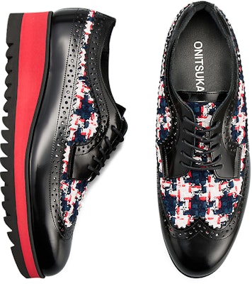 Onitsuka Tiger Brogue 'Black Classic Red' 1182A629-002 Cheap Onitsuka Tiger Brogue 'Black Classic Red' 1182A629-002