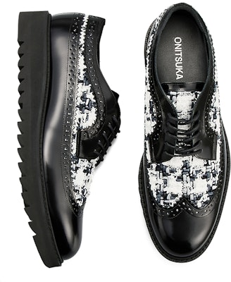 Onitsuka Tiger Brogue 'Black White' 1181A581-001 Cheap Onitsuka Tiger Brogue 'Black White' 1181A581-001