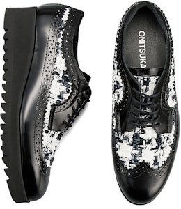 鬼塚虎雕花鞋‘黑白’ 1182A629-001 Cheap 鬼塚虎雕花鞋‘黑白’ 1182A629-001