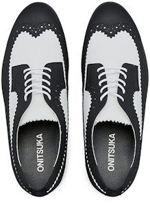 鬼冢虎黑白布罗格鞋 1182A651-001 Details for 鬼冢虎黑白布罗格鞋 1182A651-001