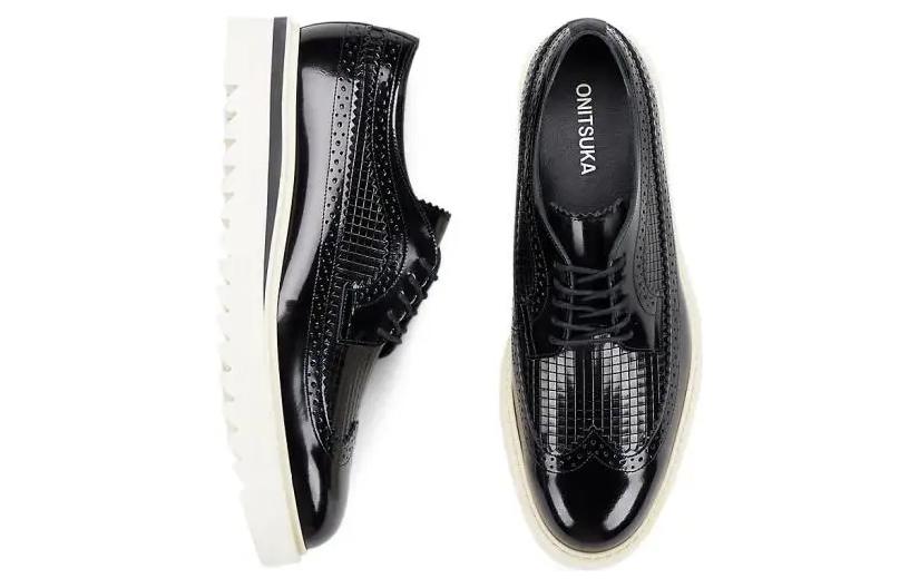 Lookbook 鬼塚虎雕花運動鞋 ''黑白'' 1181A402-001