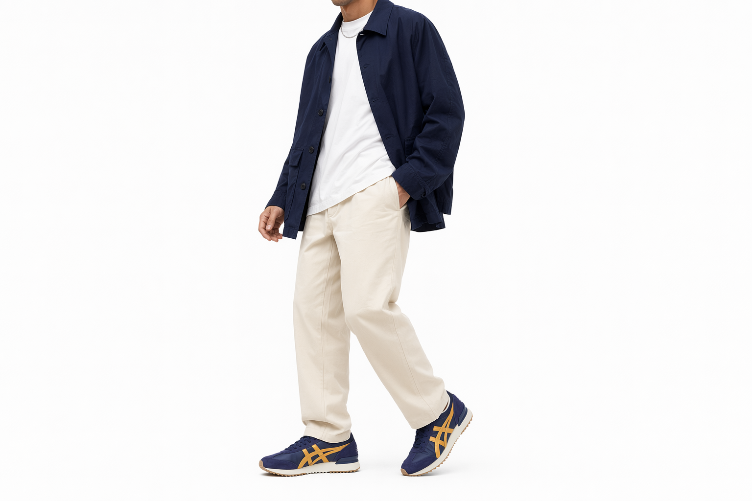 Order 鬼塚虎 California 78 'Peacoat Pure Gold' 1183A355-406
