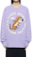 Purchase Sudadera Unisex Onitsuka Tiger Diseño Letras Dibujos Animados Lila Claro 2183B180-500