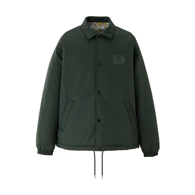 Onitsuka Tiger Coach Jacket Military Green Unisex Fashionable Comfortable Outerwear 2183B398-300