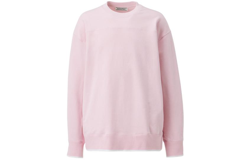 Onitsuka Tiger Colorblock Logo Crewneck Long Sleeve Sweatshirt Pink Unisex 2183A987-700