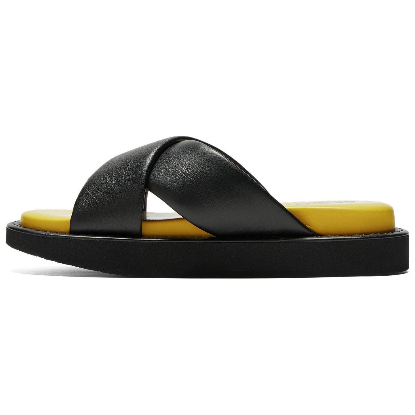 Onitsuka Tiger Comfort Sandal 'Black Yellow' 1183C225-002