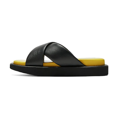 Onitsuka Tiger CMFT Sandal 'Black Yellow'