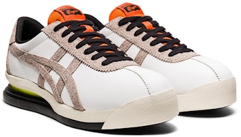 Shop Onitsuka Tiger鬼塚虎 Corsair 經典條紋 低筒布鞋 男女款 棕白橙