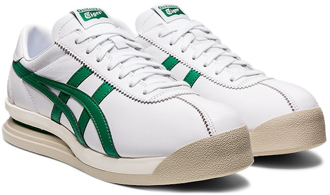 Onitsuka Tiger Corsair Ex Sneakers White/Green 1183A561-101 Shop Onitsuka Tiger Corsair Ex Sneakers White/Green 1183A561-101