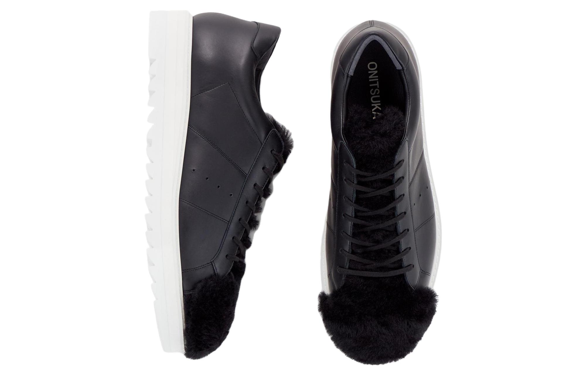 Lookbook 鬼冢虎 Onitsuka Tiger Court-t 減震防滑耐磨 低幫 運動休閒鞋 男女同款 黑白