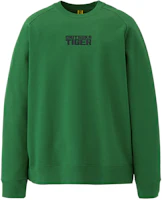 Onitsuka Tiger Crew Neck Sweatshirt Green Unisex Casual Raglan Sleeve Sweater 2183B404-300 Onitsuka Tiger Crew Neck Sweatshirt Green Unisex Casual Raglan Sleeve Sweater 2183B404-300