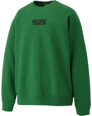Sudadera Unisex Verde Onitsuka Tiger Cuello Redondo Casual Manga Raglán. 2183B404-300 Lookbook Sudadera Unisex Verde Onitsuka Tiger Cuello Redondo Casual Manga Raglán. 2183B404-300