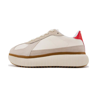 Onitsuka Tiger Delecity 'Cream Fiery Red'